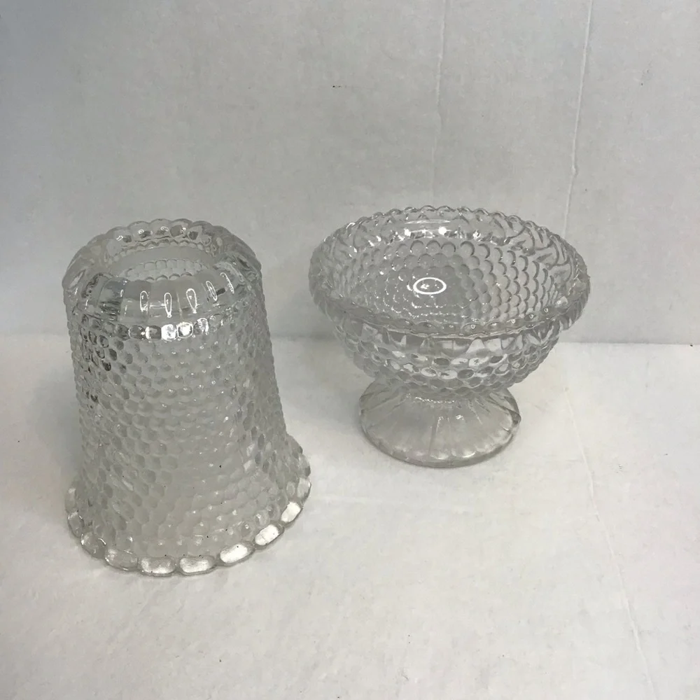 DUNCAN MILLER VTG 60's 1000 Eyes Clear Glass Fairy Lamp
